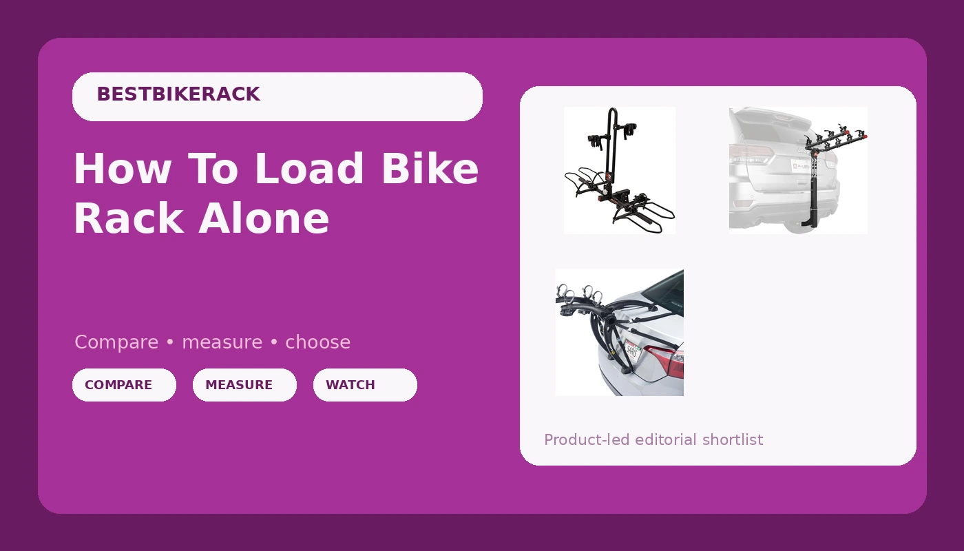 How To Load Bike Rack Alone - BikeRackPicks review with measurements and honest opinion