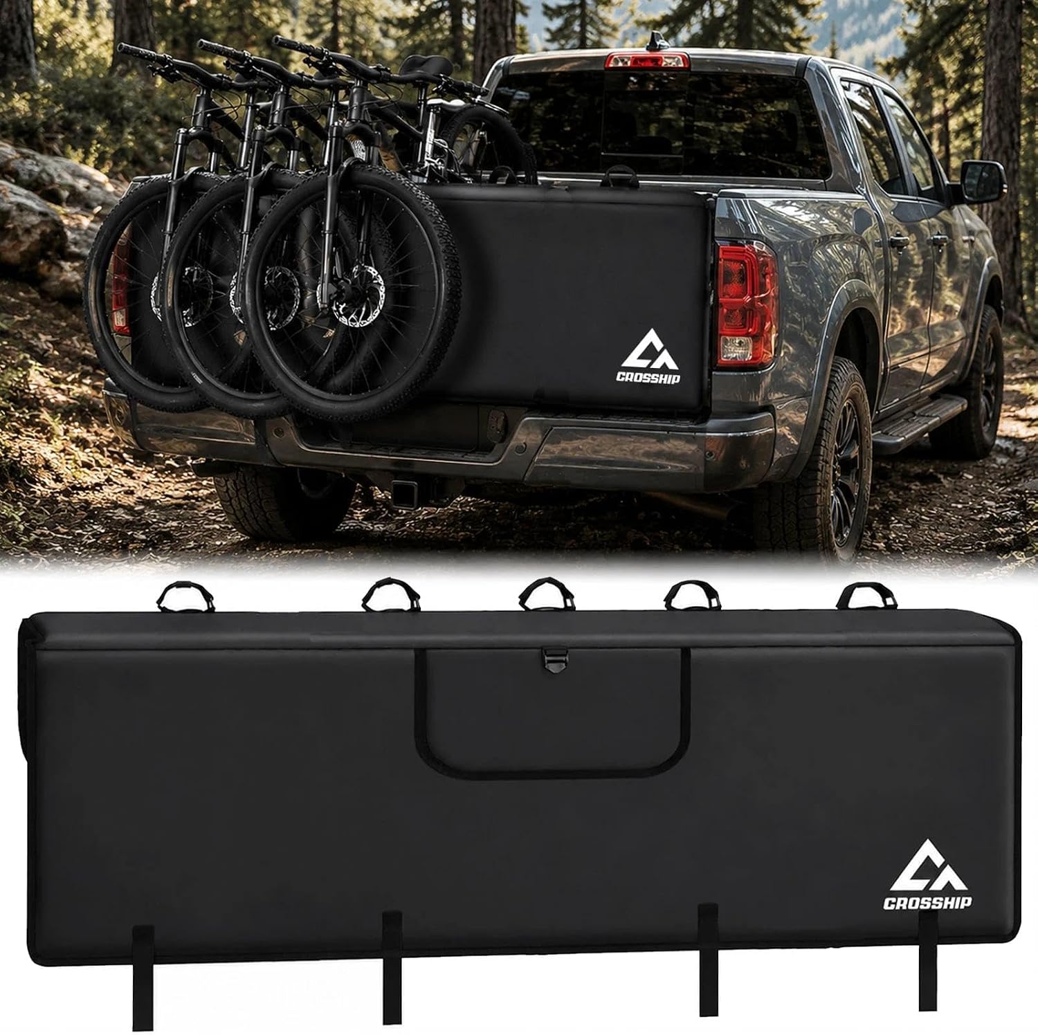 Allen Sports Deluxe Trunk Mount 3-Bike Carrier, Model 103DN-R, Black
