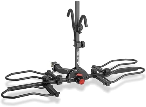 ARKSEN Hitch Bike Rack for 2 Bikes, Up to 75 lbs Each (150 lbs Total)