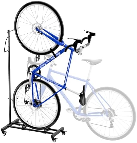 Sttoraboks Vertical Bike Stand with Wheels, Indoor Bike Storage Rack