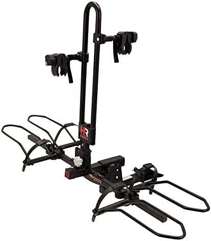Young Bike Rack Hitch Mount for 2 E-Bikes, Fat Tire, Electric Bike Rack, Car, SUV, Truck, RV, Platform Carrier, 200lbs Capacity, Foldable, Anti-Wobble, Bike Holder, Cargo Rack, 2" Receiver, Camo