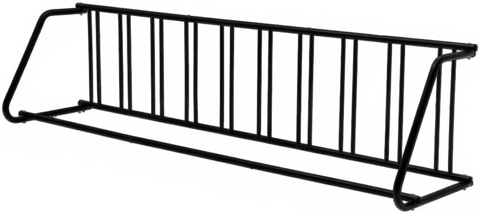 Heavy Duty 10-Bike Floor Bike Rack, 122" Length All-Steel Grid Bike Rack, 10-Bike Capacity Single-Sided Storage Stand with Floor Mount Kit for Garages Streets Apartment School Yards Bike Events