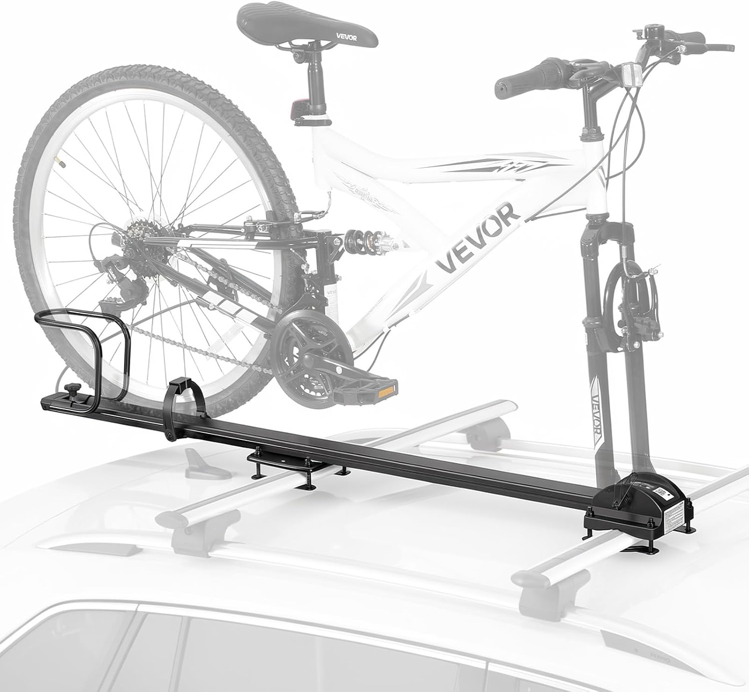 VEVOR Roof Bike Rack 35 lbs 1 Bike Carrier Upright Rooftop Bicycle Rack
